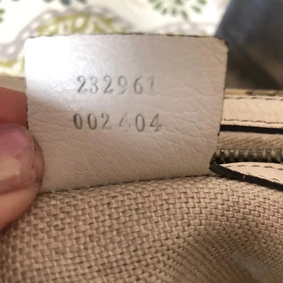 Gucci Horsebit Large Hobo GG Canvas Beige White Leather Trim Shoulder Bag - Picture 8 of 12